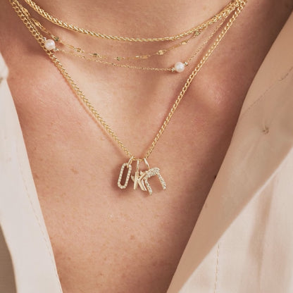 Diamond Chai Pendant