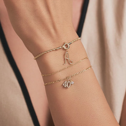 Dainty Script Letter Pendant