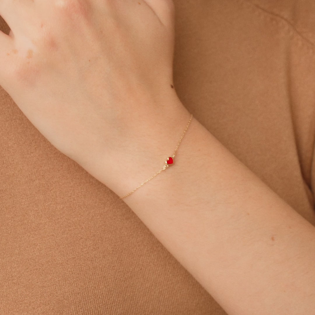 Red Heart Bracelet