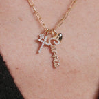 Diamond Clover Charm
