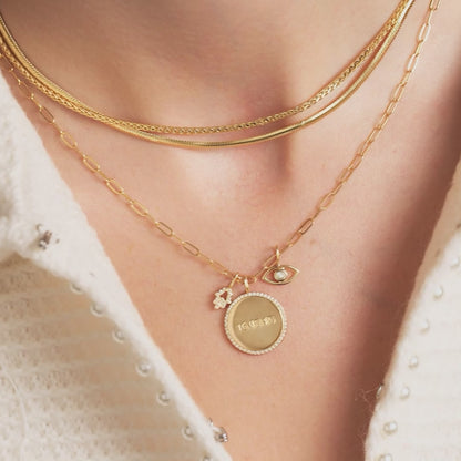 Diamond Evil Eye Charm