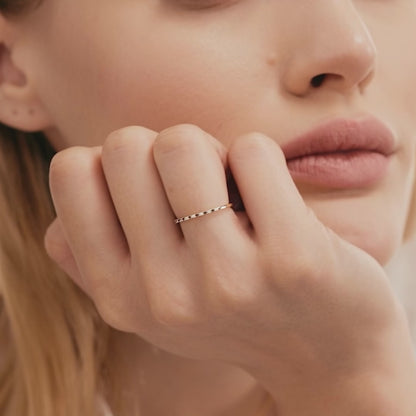 Diamond and Sapphire Half Eternity Ring