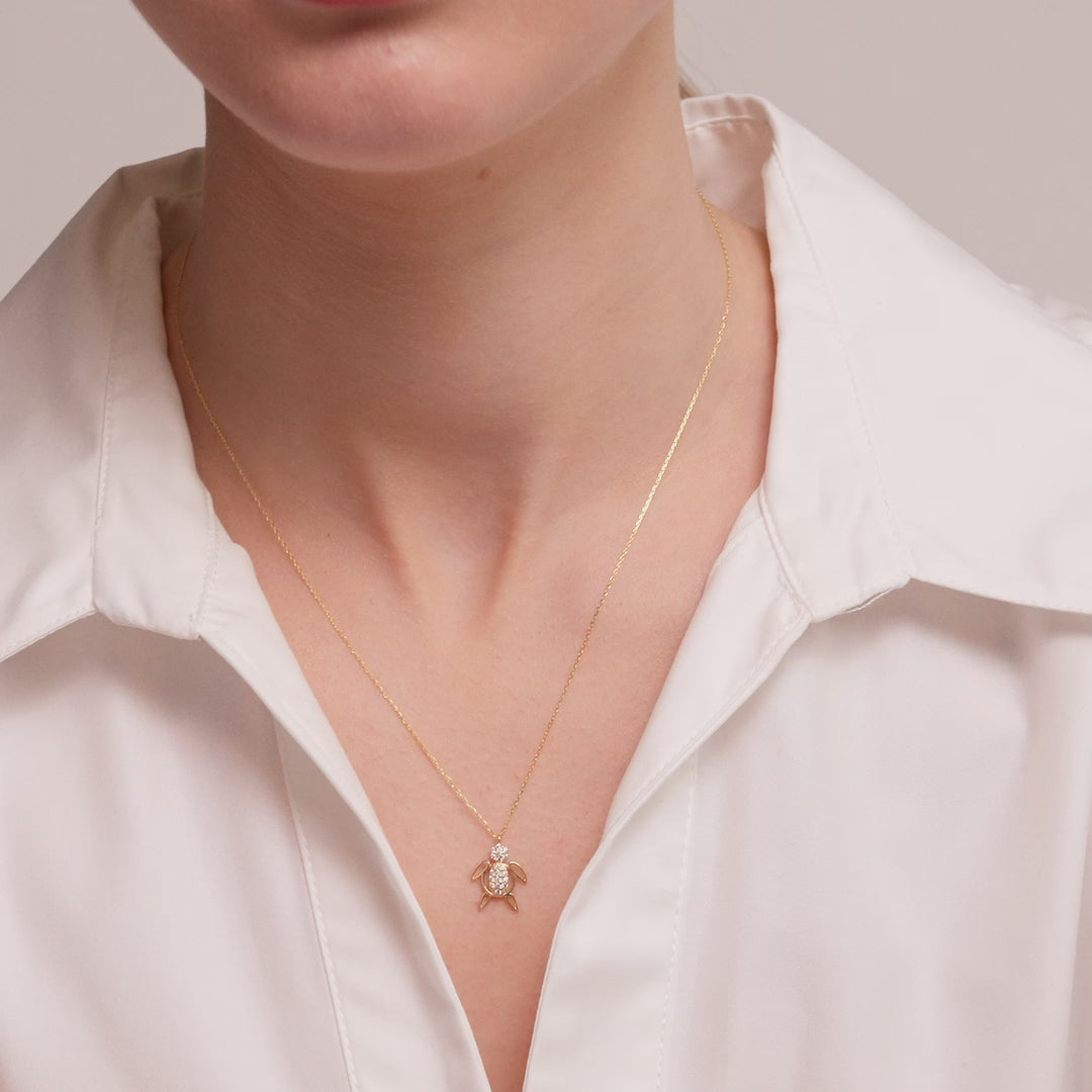Turtle Pendant Necklace