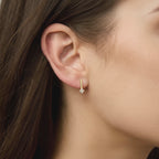 Diamond Star Drop Earrings