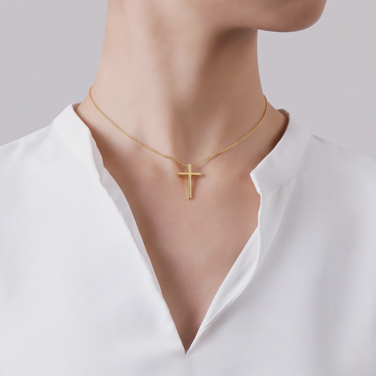 Classic Cross Pendant Necklace