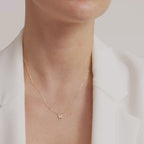 Diamond Butterfly Pendant Necklace