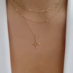 Open North Star Pendant