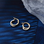 Dainty Oval Hoop Earrings - Gelin Diamond