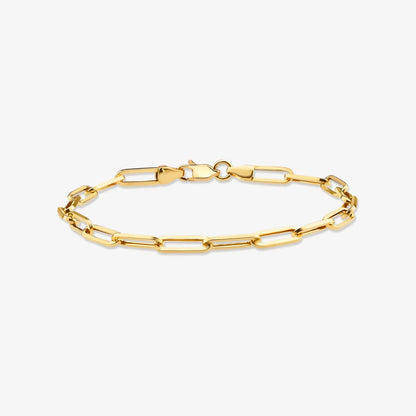 Paperclip Link Chain Bracelet - Gelin Diamond