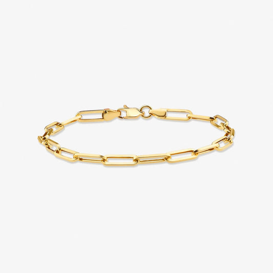 Paperclip Link Chain Bracelet - Gelin Diamond