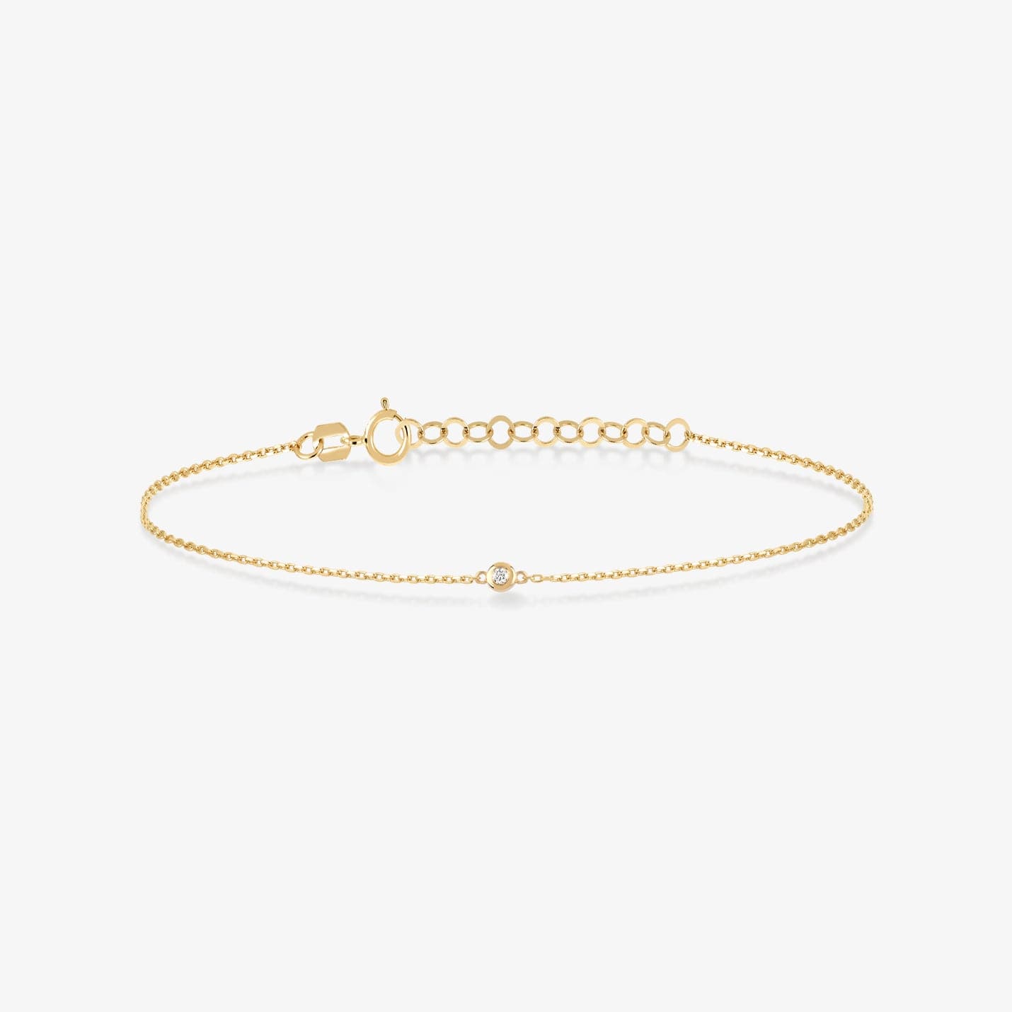 Diamond Round Solitaire Bracelets