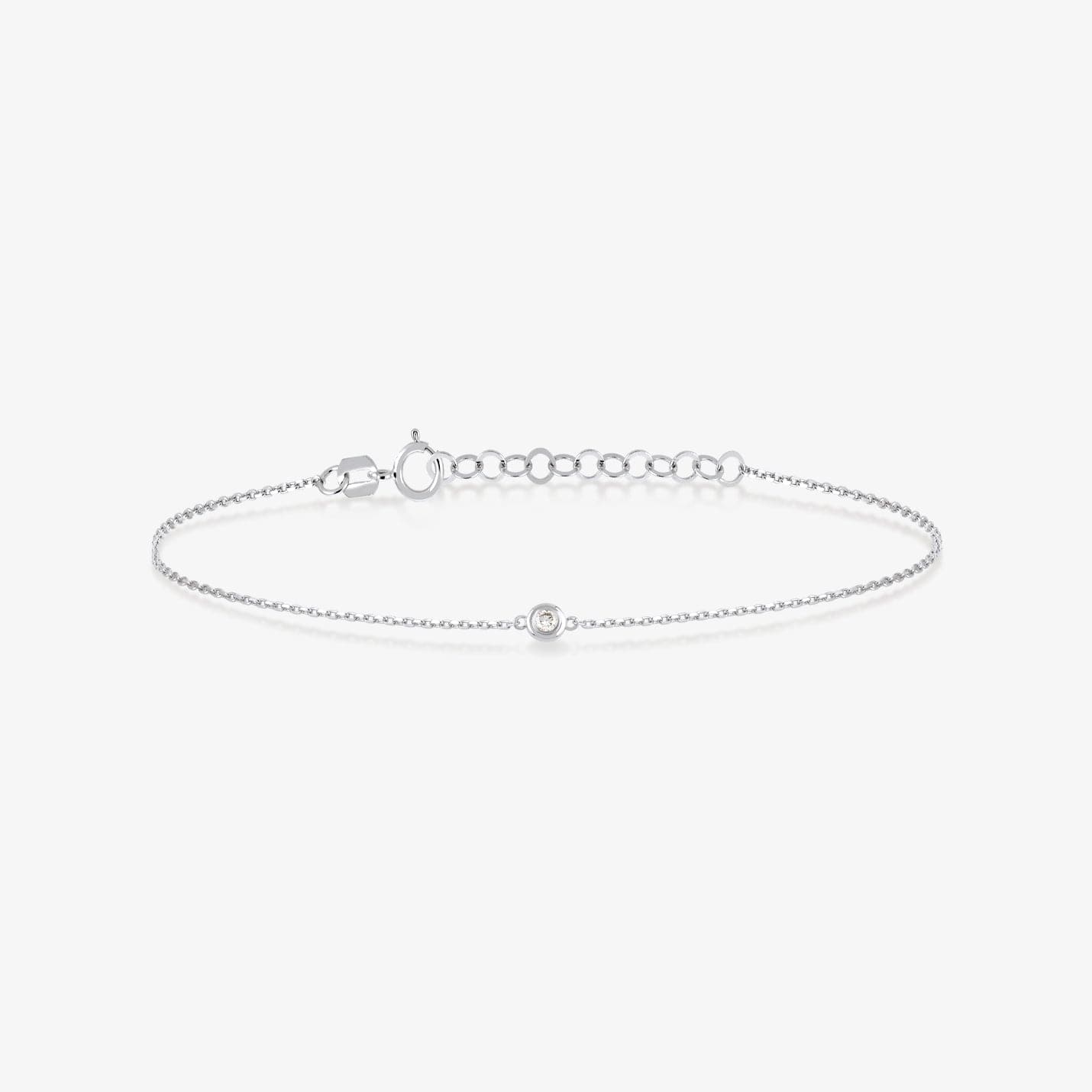Diamond Round Solitaire Bracelets