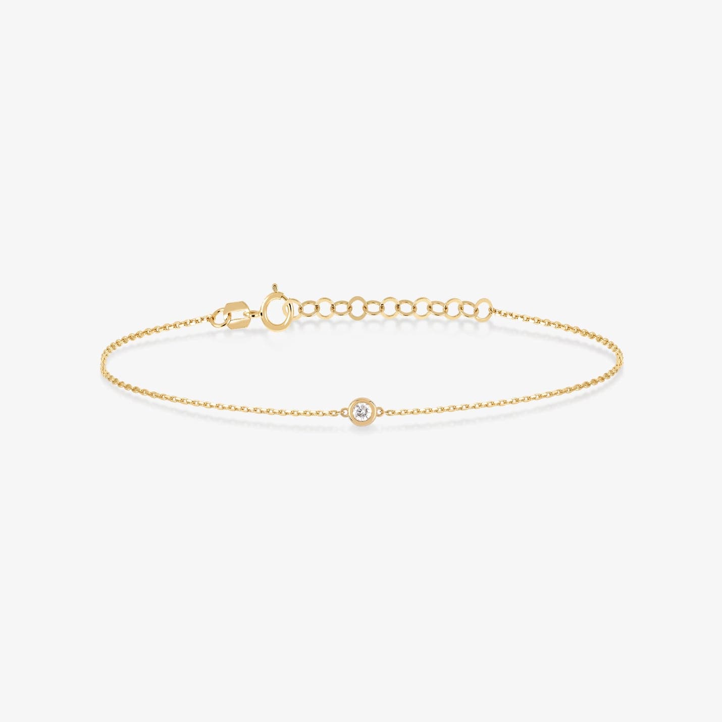 Diamond Round Solitaire Bracelets